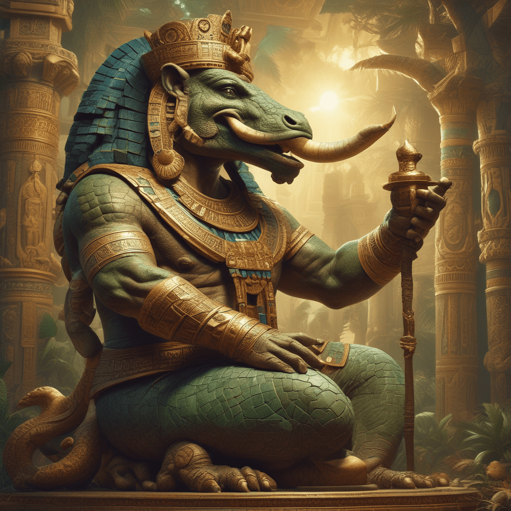 The Myth of the God Sobek-Ra in Egyptian Mythology