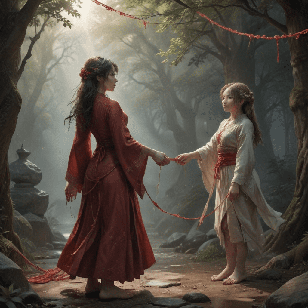 The Myth of the Red String of Fate: A Tale of Love and Destiny in Japanese Folklore