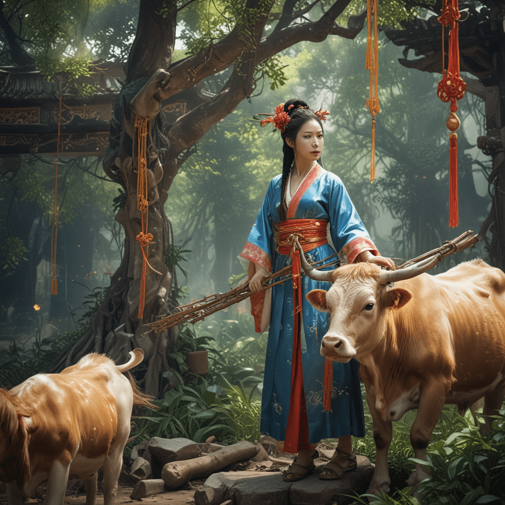 The Legend of the Cowherd and the Weaver Girl in Chinese Mythology