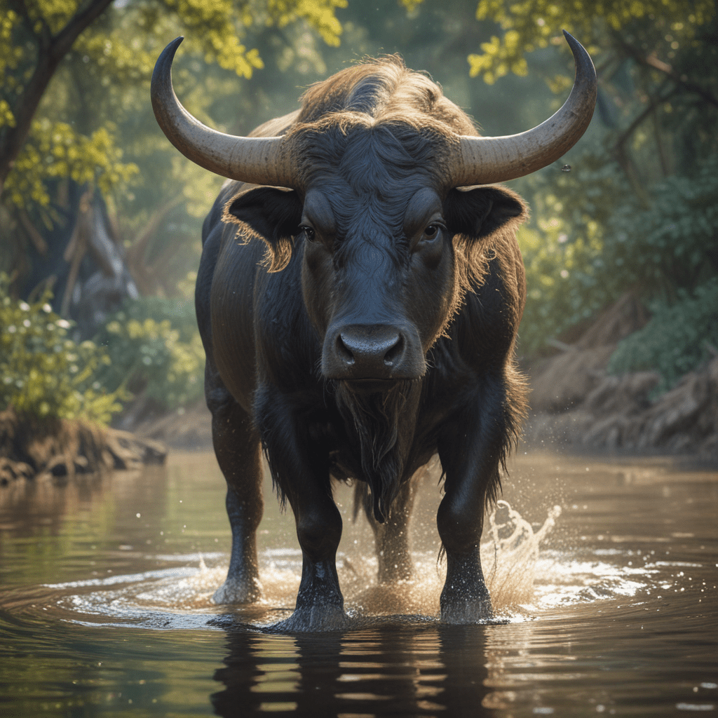 The Legend of the Water Buffalo in Native American Mythology