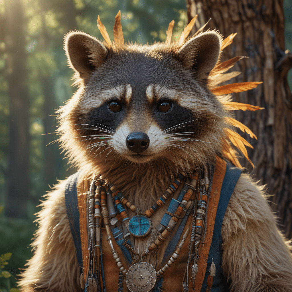 The Legend of the Trickster Raccoon in Native American Mythology