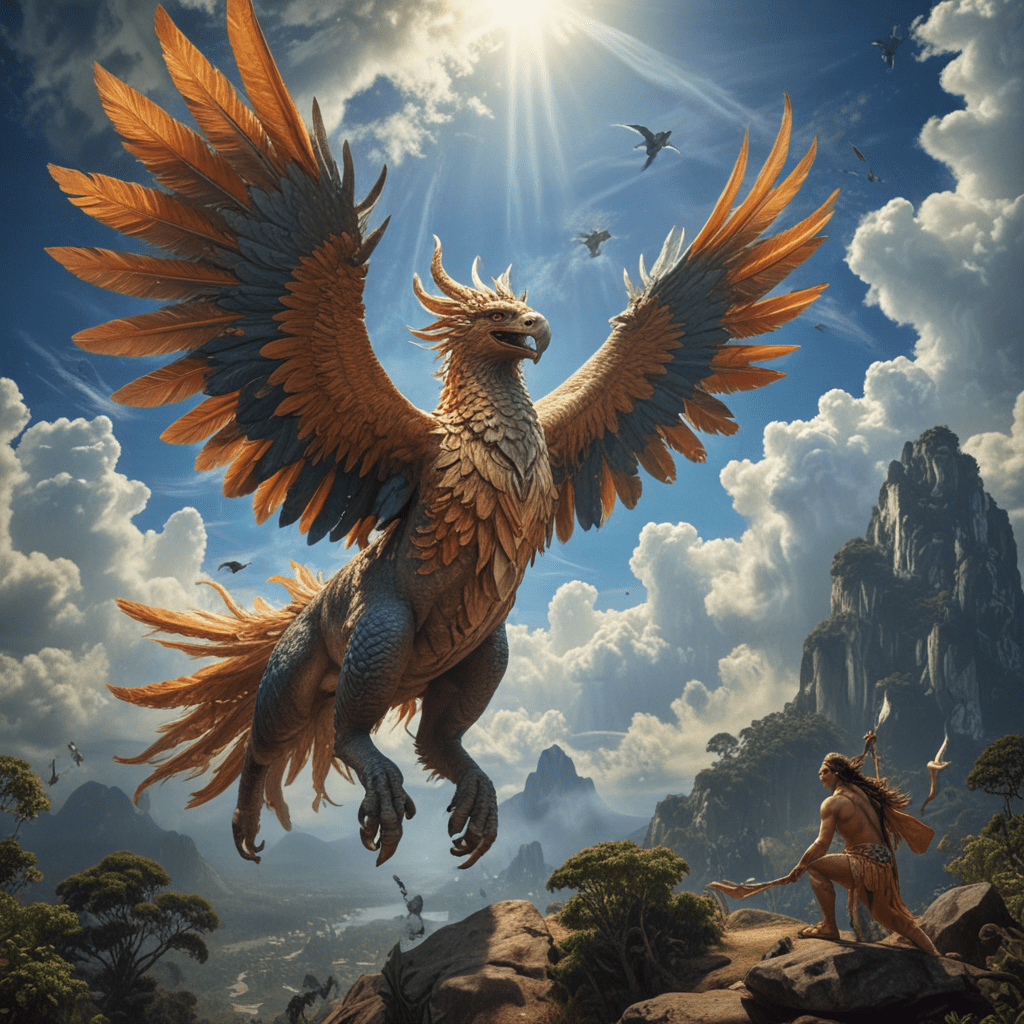 South American Mythological Creatures of the Sky