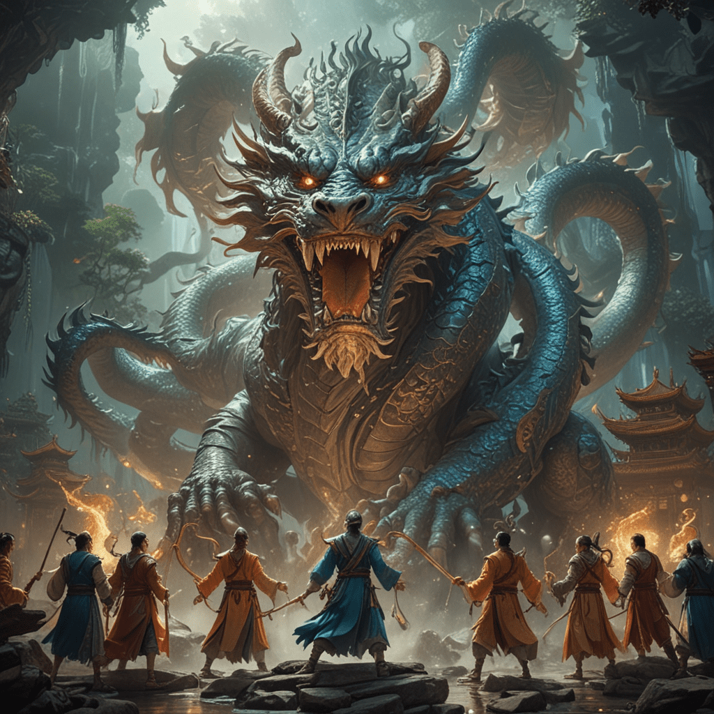 The Legend of the Nine Sons of the Dragon in Chinese Mythology