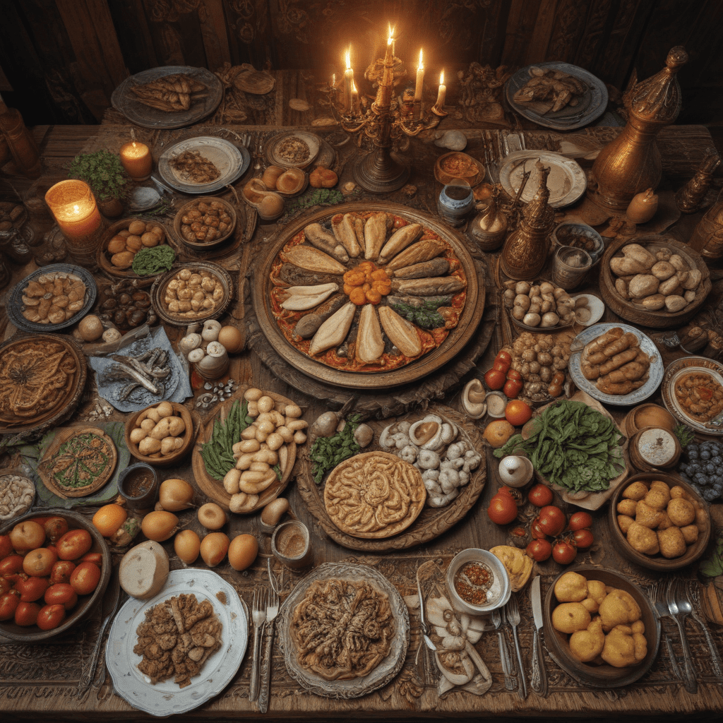 The Influence of Slavic Mythology on Traditional Cuisine