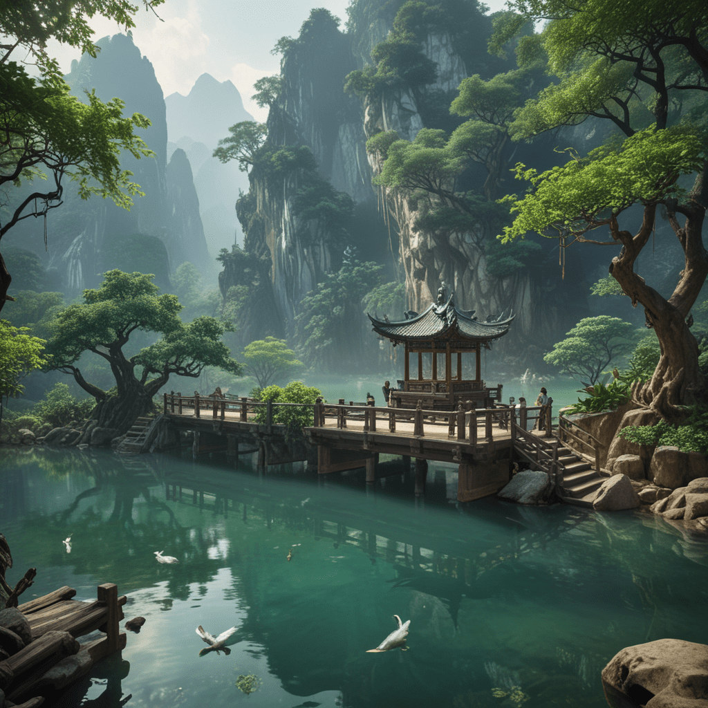 The Legend of the Jade Lake in Chinese Mythology