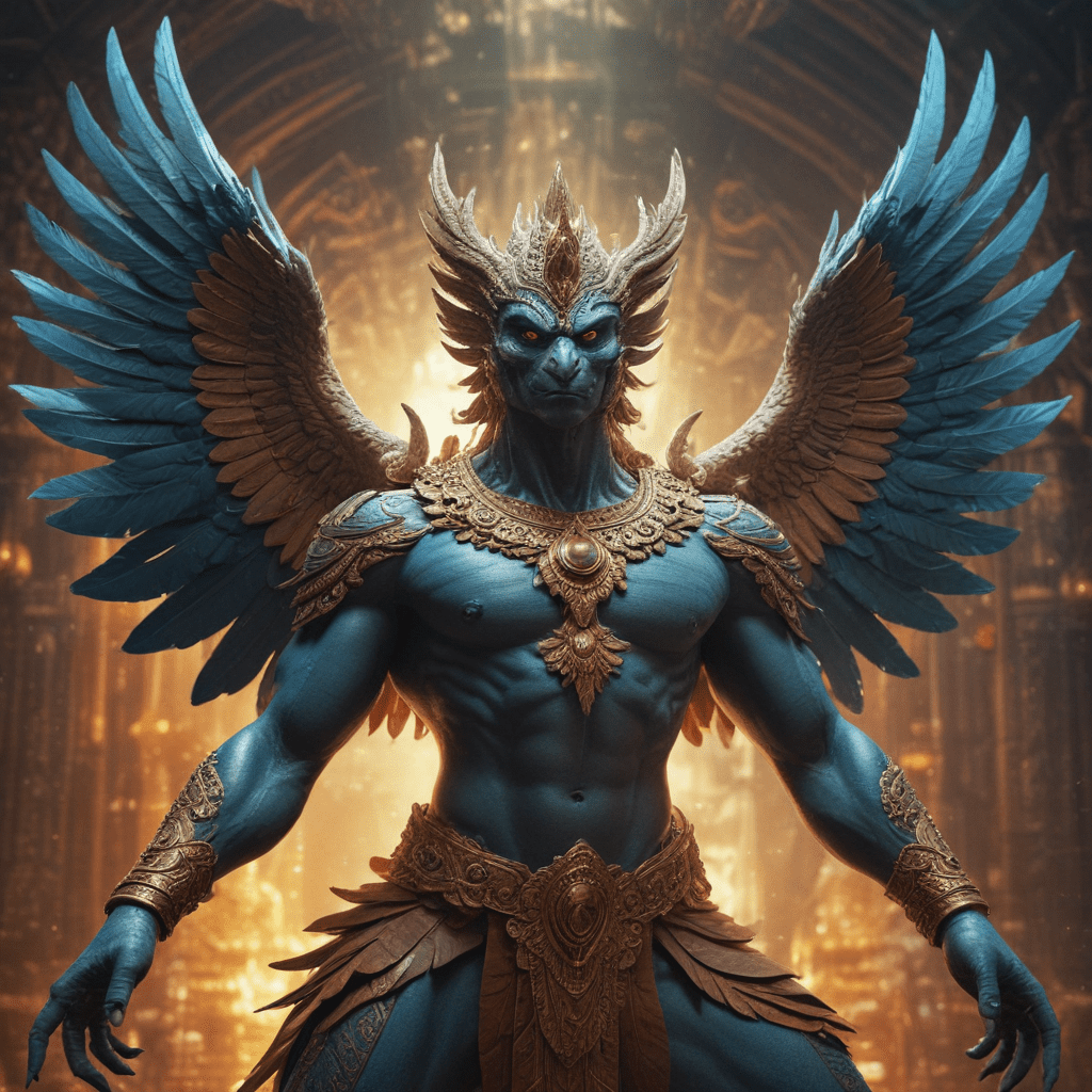 The Myth of Garuda: The King of Birds in Hindu Mythology