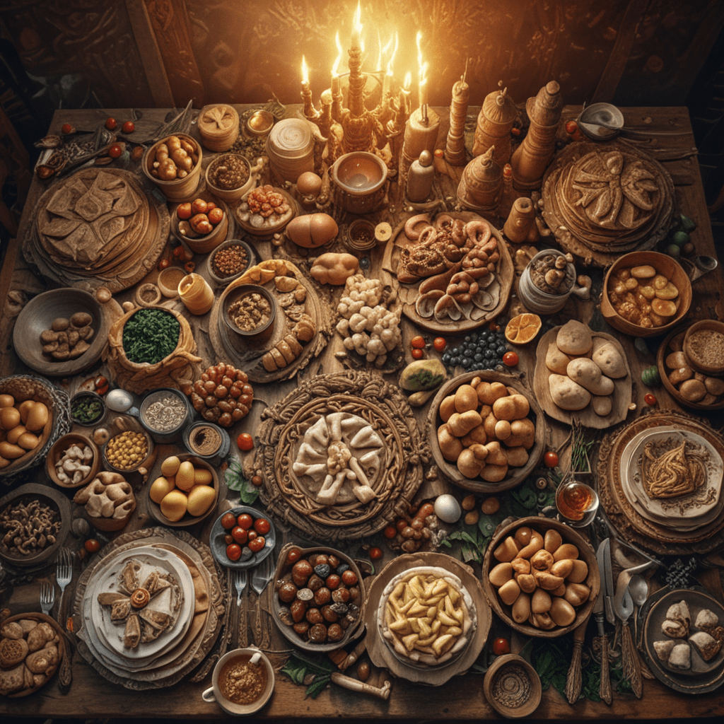 The Influence of Slavic Mythology on Traditional Cuisine