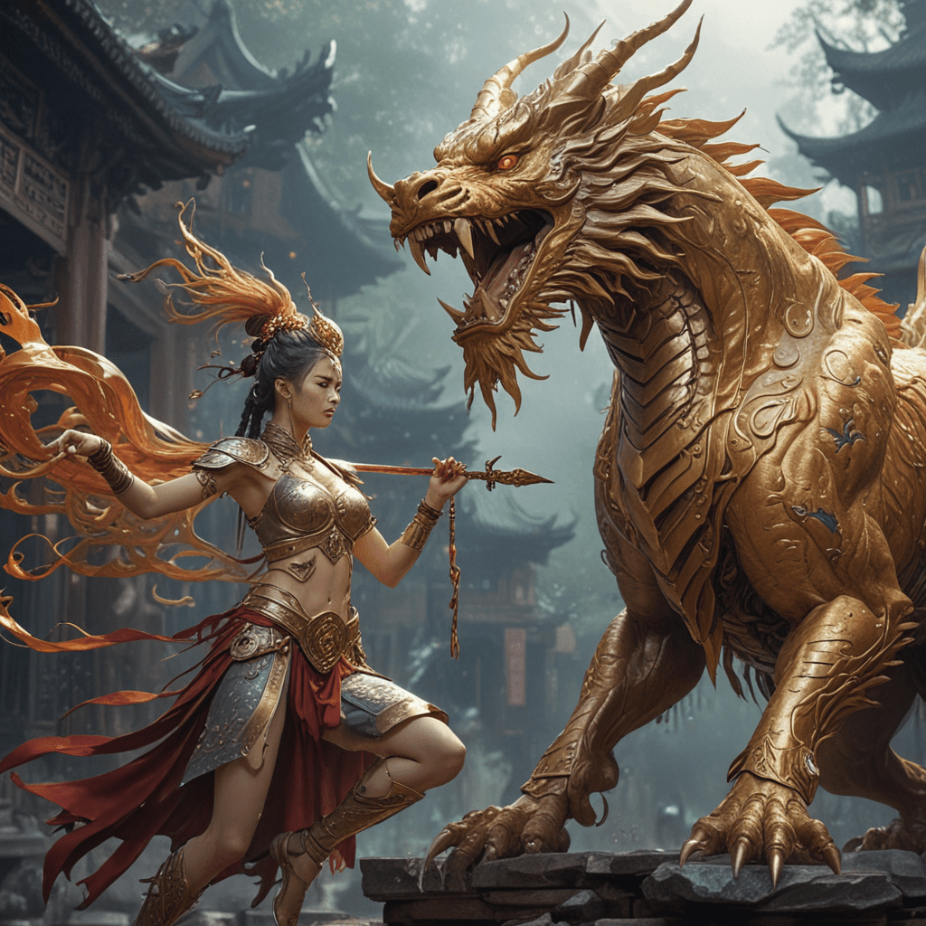 Chinese Mythological Creatures of Metal: Xiezhi and Bixie