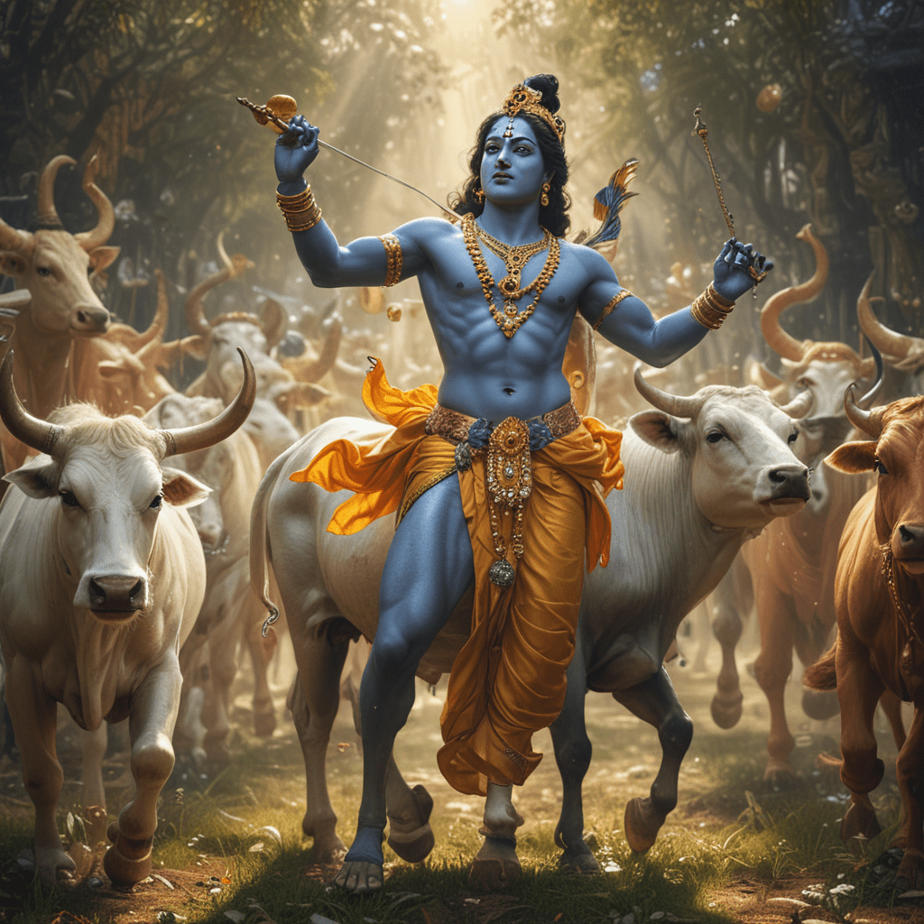 The Myth of Krishna: The Divine Cowherd