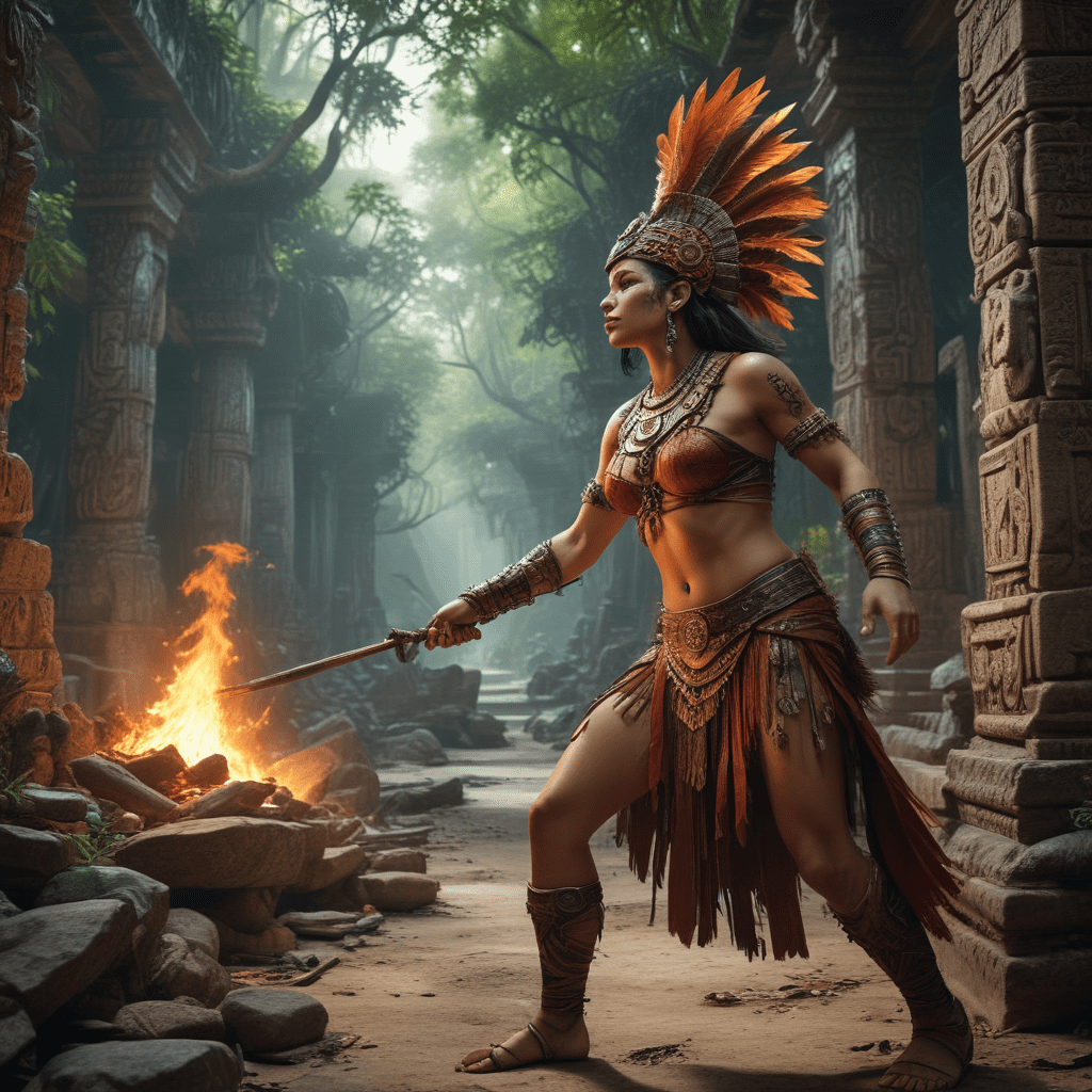 Mayan Legends of the Underworld: Xibalba's Trials