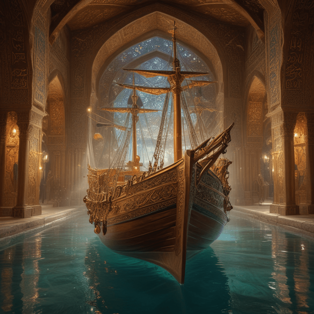 The Mythical Ships of Persian Legends