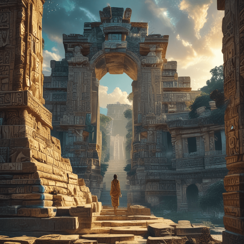 Mayan Mythological Architecture: Temples as Cosmic Gateways
