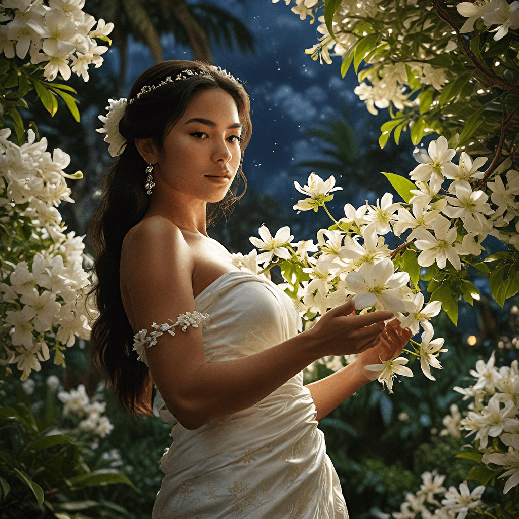 Hawaiian Folklore: The Mystical Night Blooming Jasmine