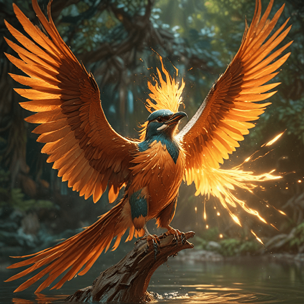 Phoenix and Kingfisher: Symbols of Light, Hope, and Guidance