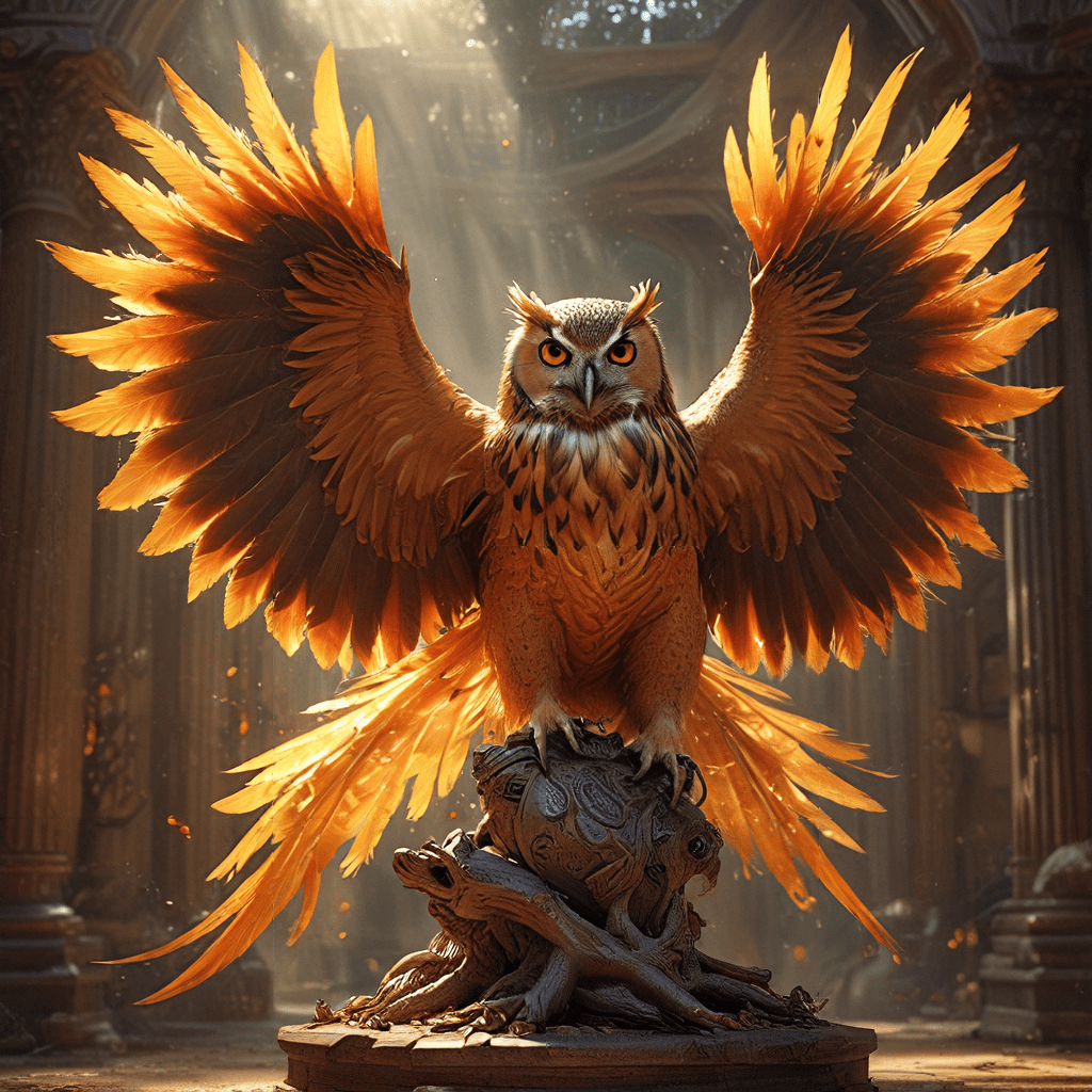 Phoenix and Owl: Embracing Wisdom, Rebirth, and Vision