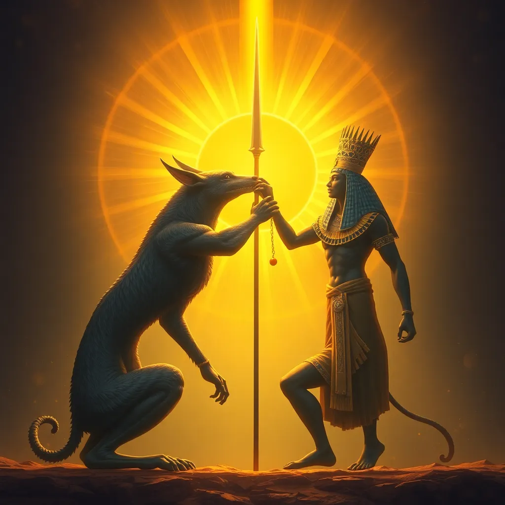 Anubis and the Sun God Ra: A Complex Relationship of Power and Balance