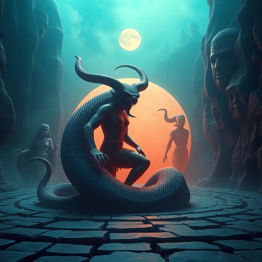 Echidna’s Labyrinth: Exploring the Mythological Connection Between the Serpent-Woman and the Minotaur