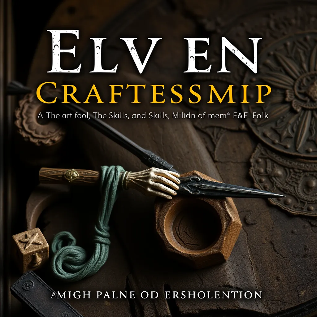 Elven Craftsmanship: The Art, Tools, and Skills of the Fae Folk