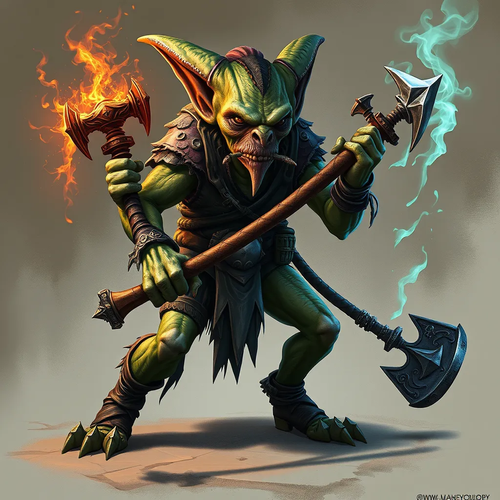 Goblin Weaponry: From Clubs to Magic, the Arsenal of the Goblin