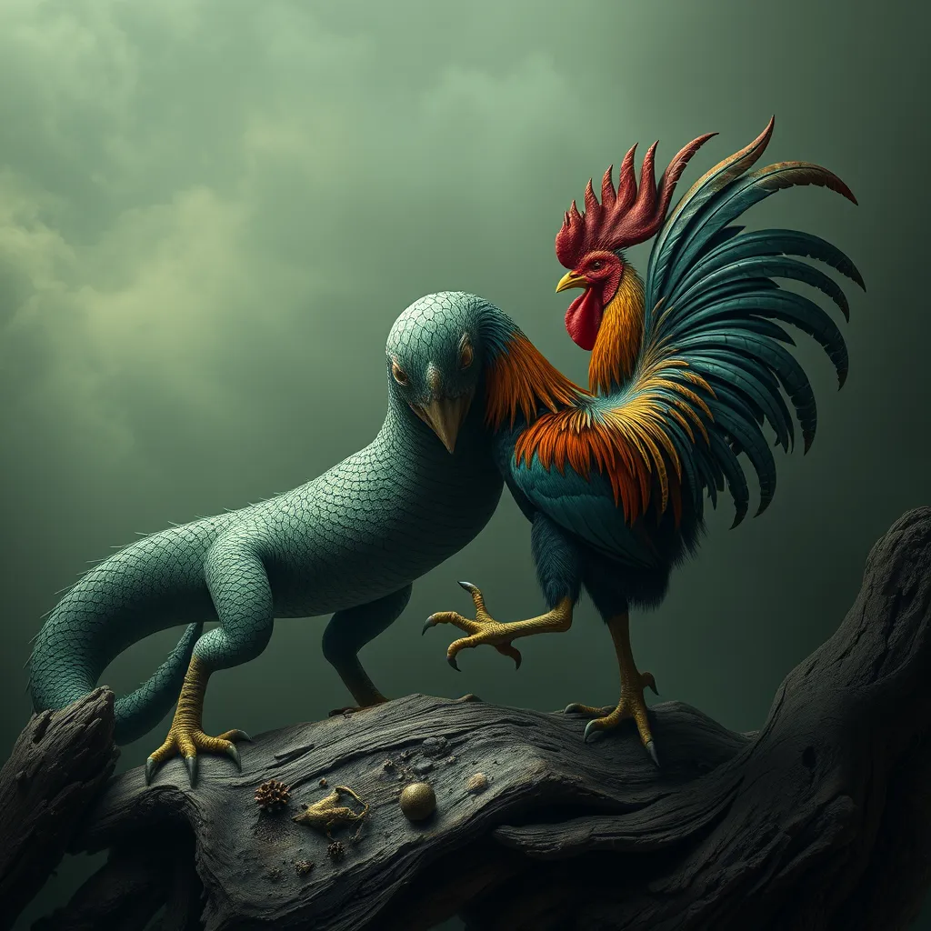 The Basilisk and the Rooster: Unveiling the Symbolic Relationship in European Folklore