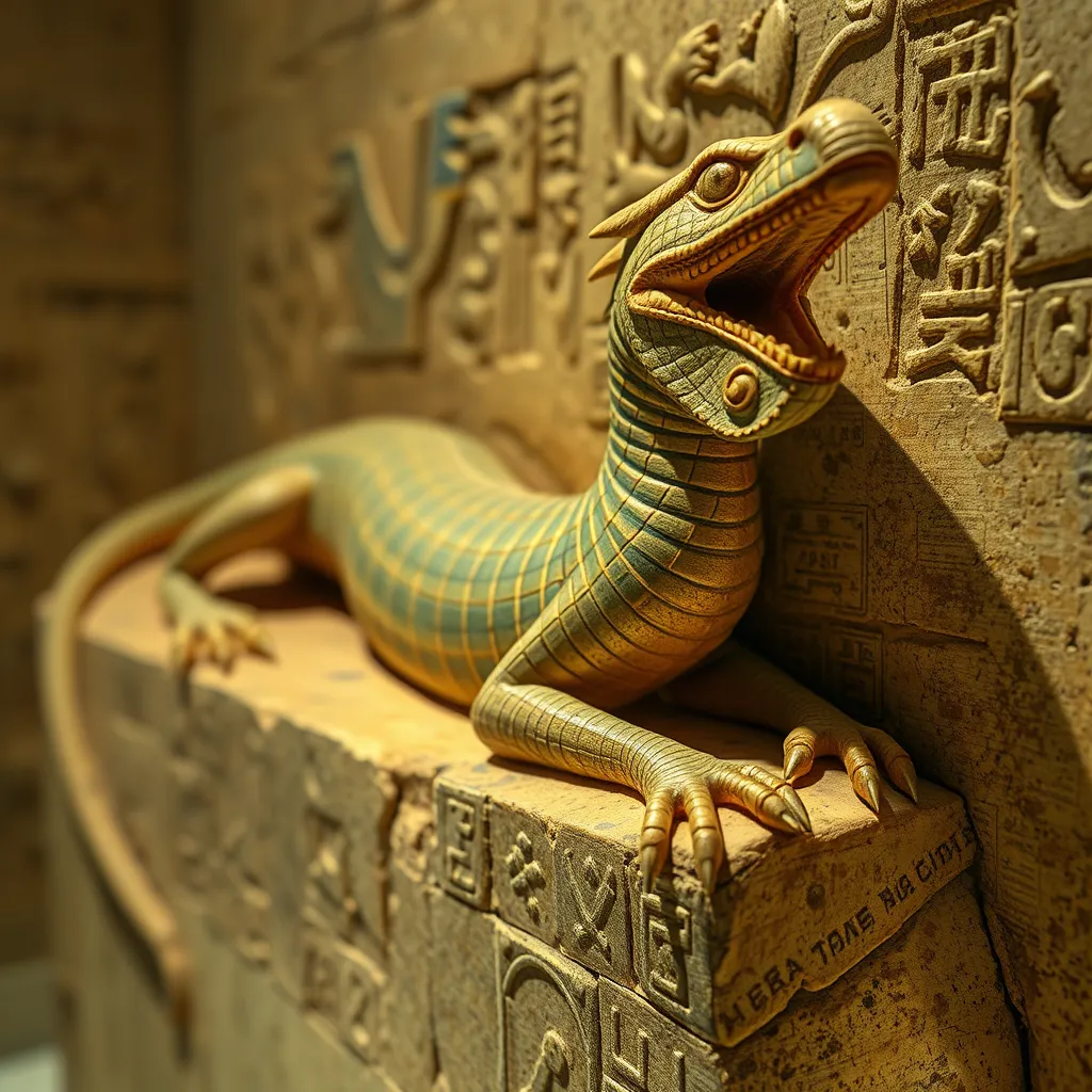 The Basilisk in Ancient Egyptian Tombs: Exploring the Monster’s Representation in Funerary Art