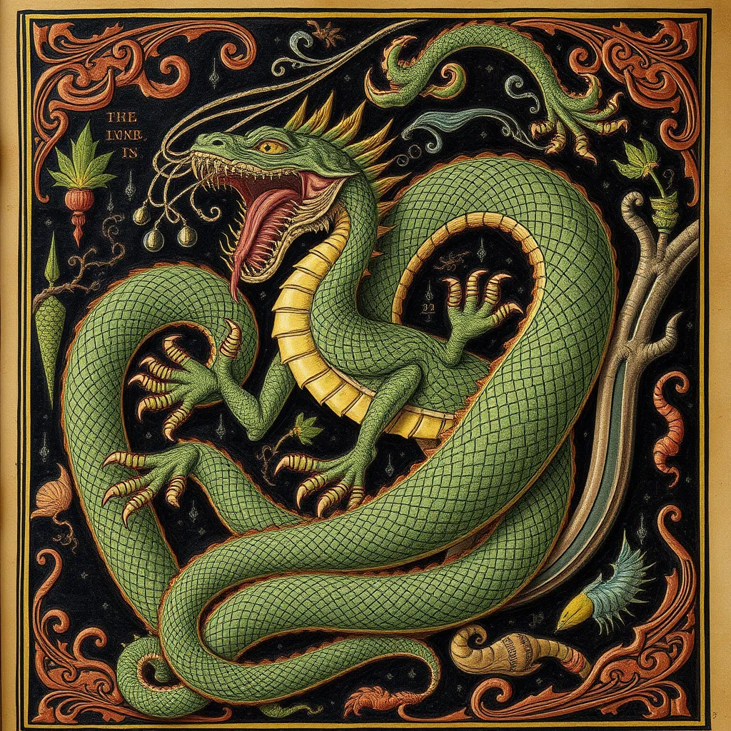 The Basilisk in Medieval Manuscripts: Unveiling the Monster’s Illustration in Illuminated Texts