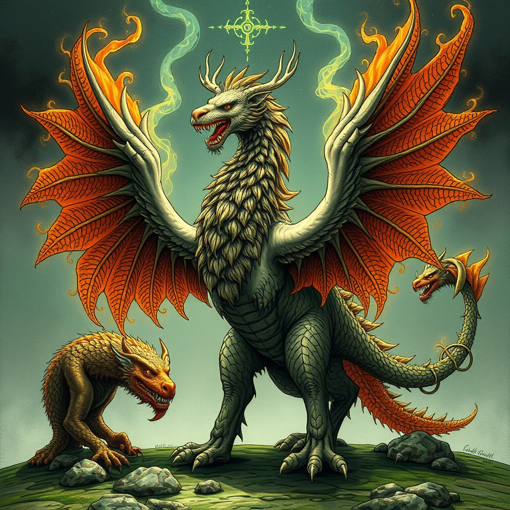 The Chimera in Celtic Mythology: From Griffins to Wyverns