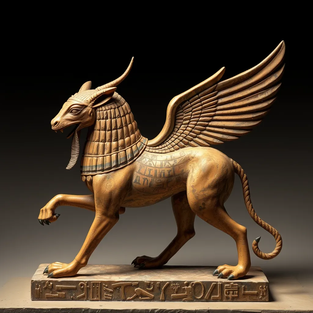 The Chimera in Egyptian Art: Hieroglyphics, Paintings, and Sculptures