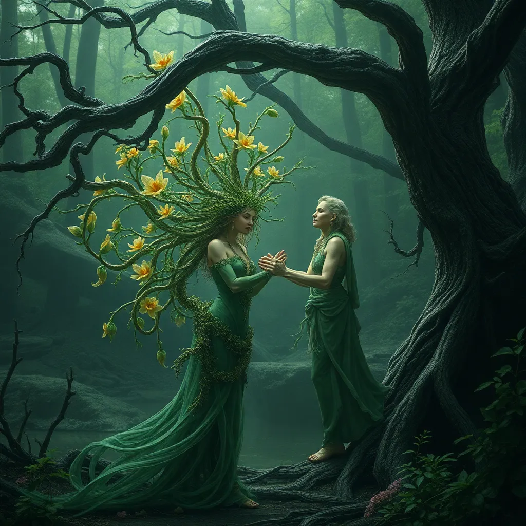 The Dryad and the Human: Encounters in Myth and Legend