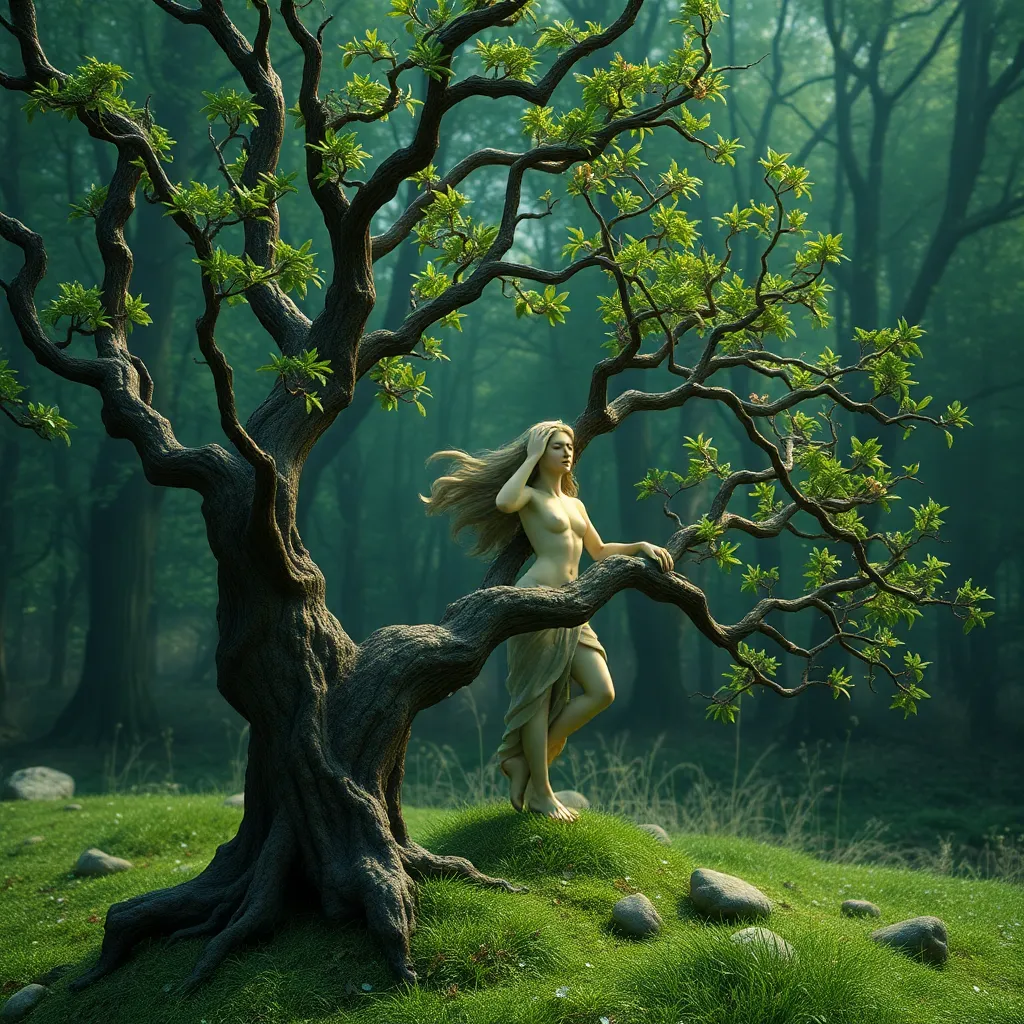 The Dryad and the Seasons: The Cycle of Life in Dryad Mythology