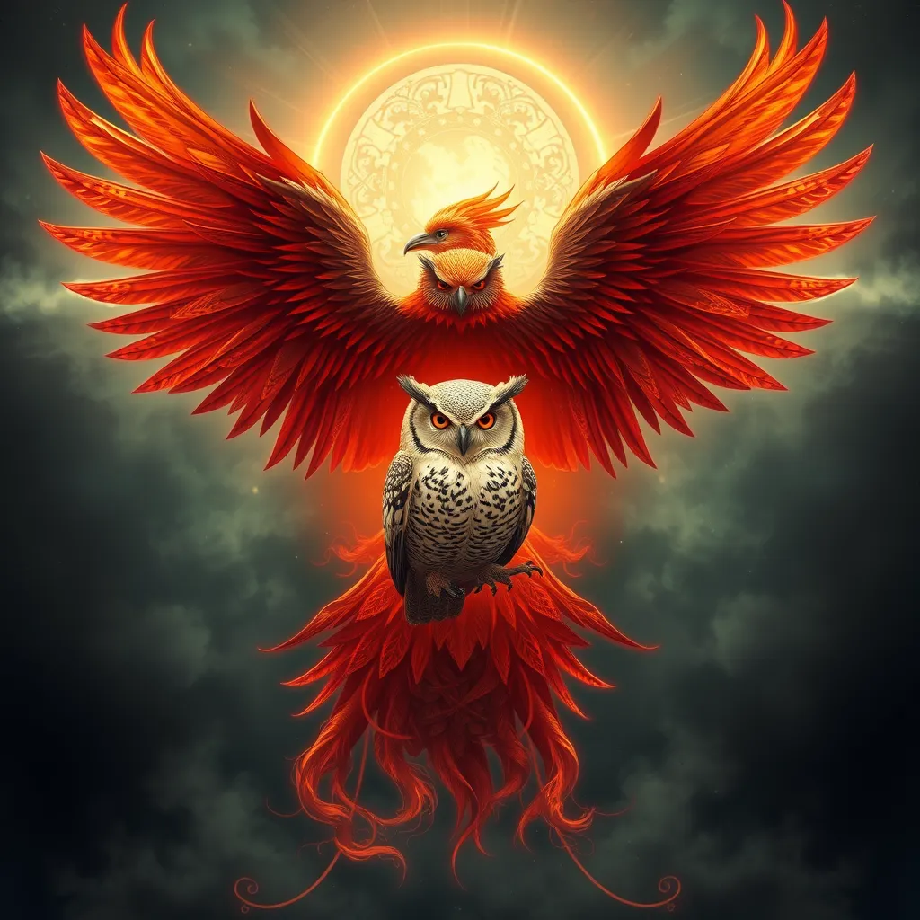 The Phoenix and the Owl: The Symbol of Wisdom, Rebirth, and the Visionary Spirit