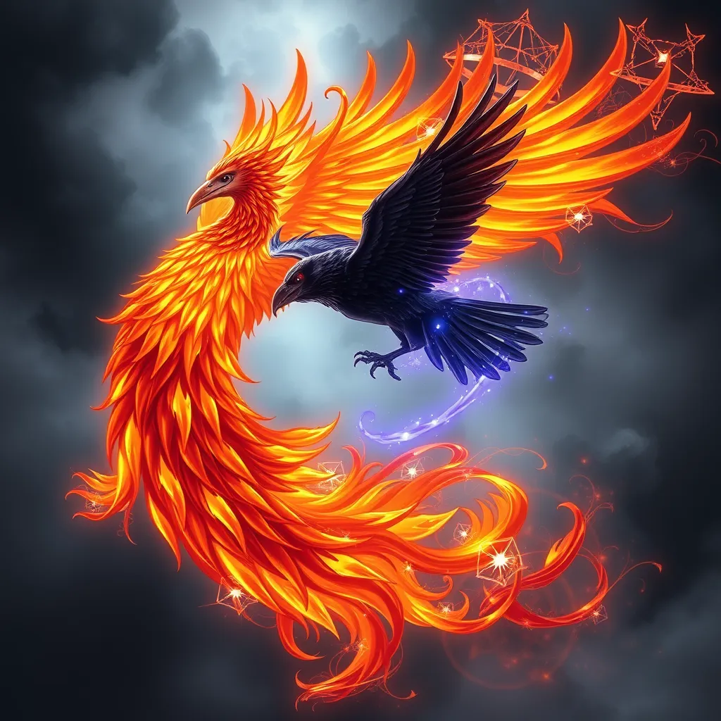 The Phoenix and the Raven: The Symbol of Mystery, Transformation, and the Messenger of the Otherworld