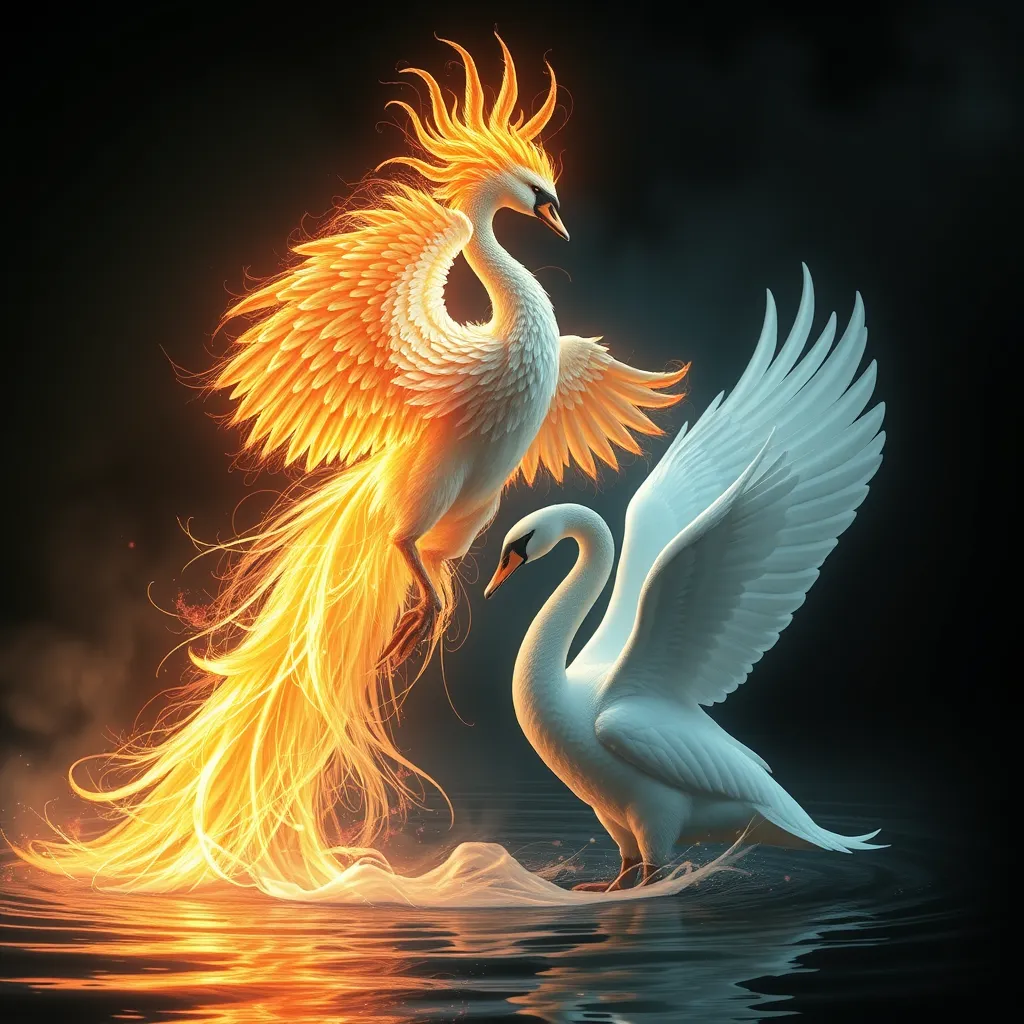 The Phoenix and the Swan: The Symbol of Beauty, Grace, and the Cycle of Life and Death