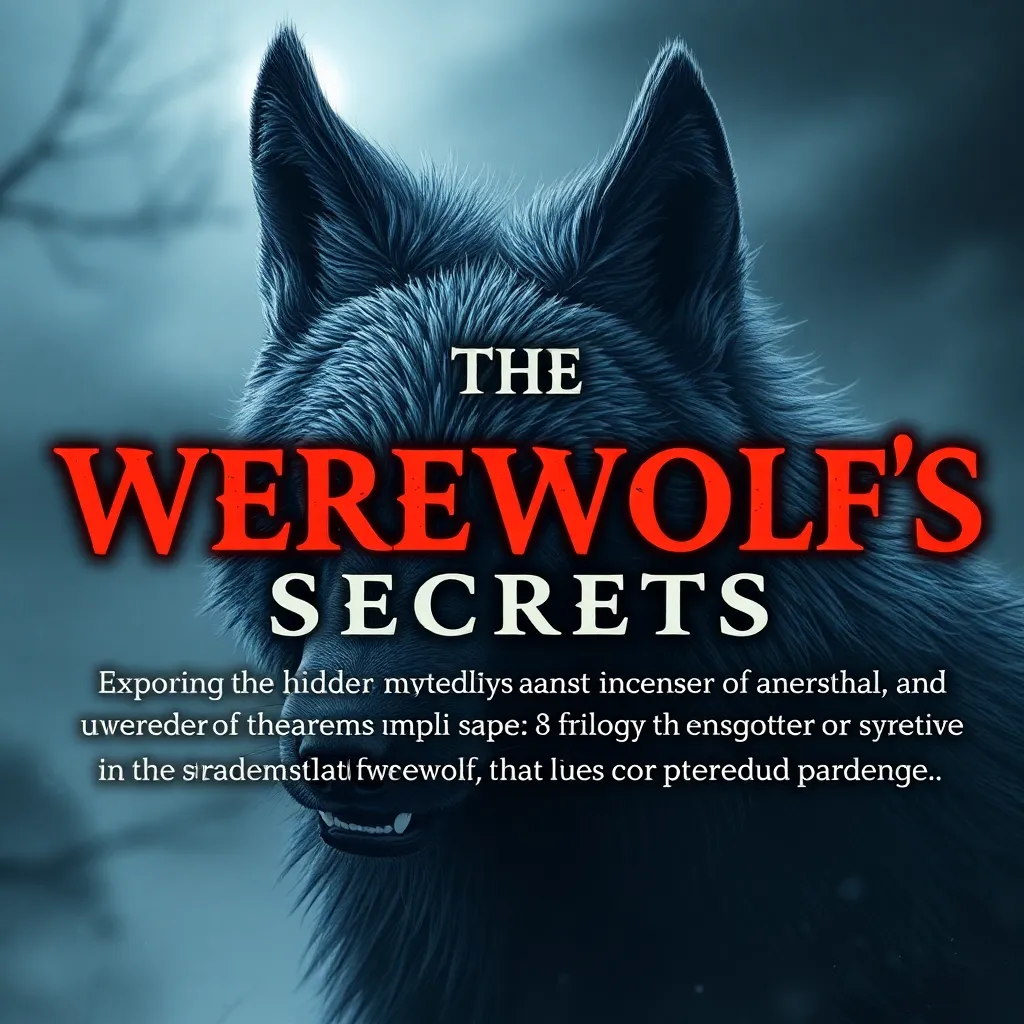 The Werewolf’s  Secrets:  Exploring the Hidden Mysteries and Unanswered Questions of Werewolf Lore