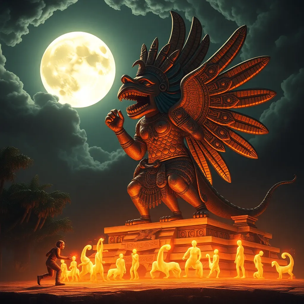 Coatlicue and the Birth of the Moon: Celestial Symbolism in Aztec Mythology