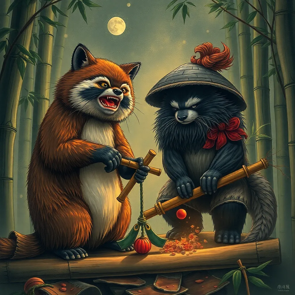 Tanuki and the Bamboo Cutter: Exploring the Link Between Japanese Myths