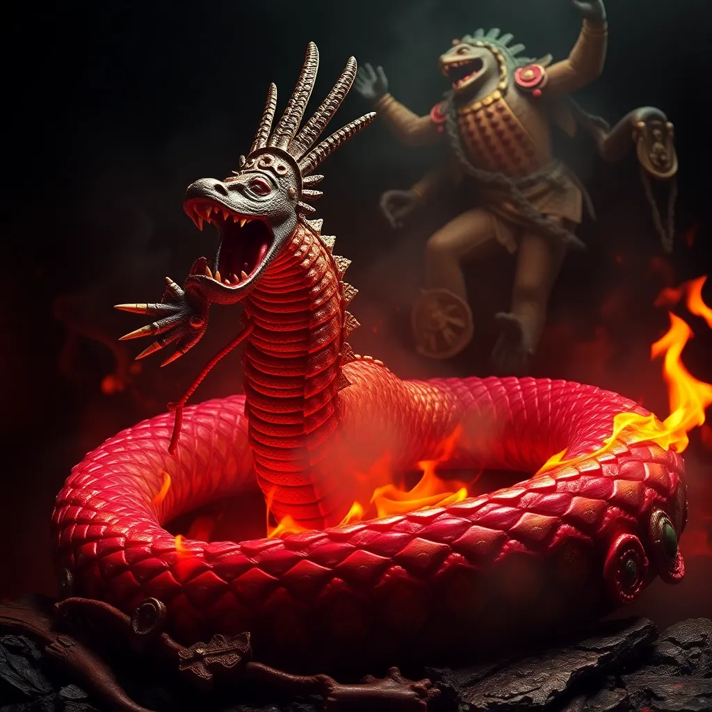 The Feathered Serpent and the Sacred Ritual of Bloodletting:  Quetzalcoatl’s Role in Aztec Sacrifice