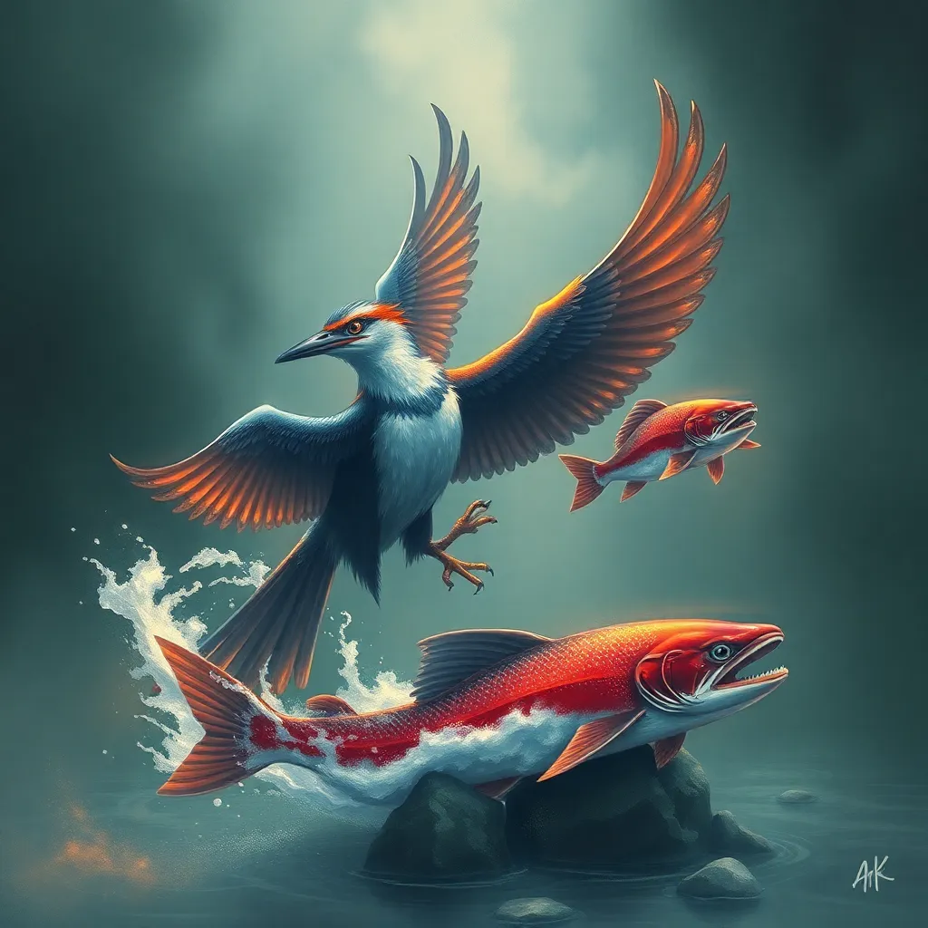 The Thunderbird and the Salmon: A Tale of Balance and Harmony