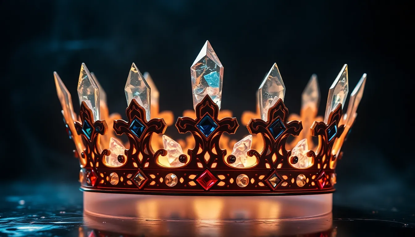 The Crystal Crown: A Royal Symbol of Mythical Power