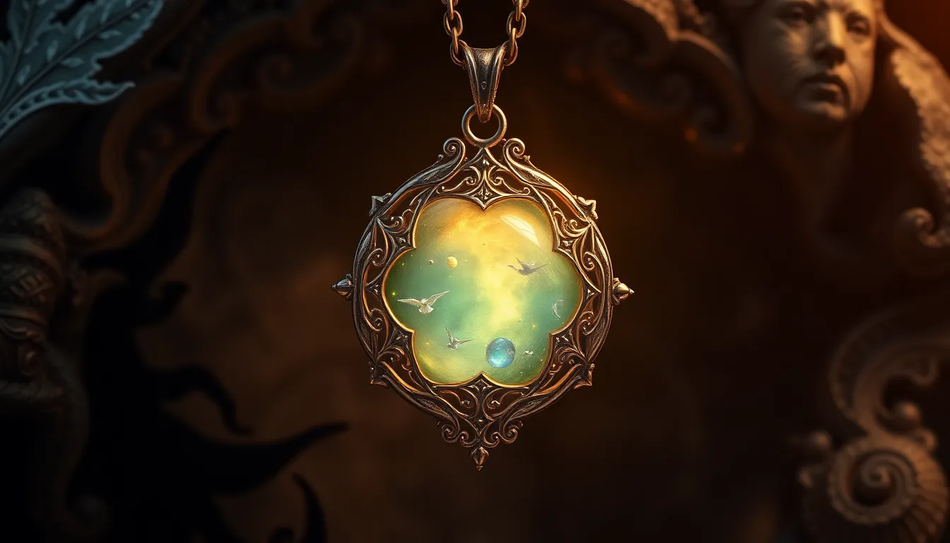 The Enchanted Pendant: Myths of Protection and Love