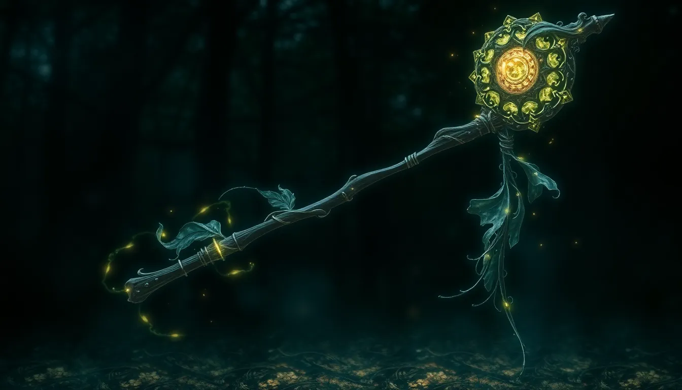 The Enchanted Staff: Channeling the Forces of Nature