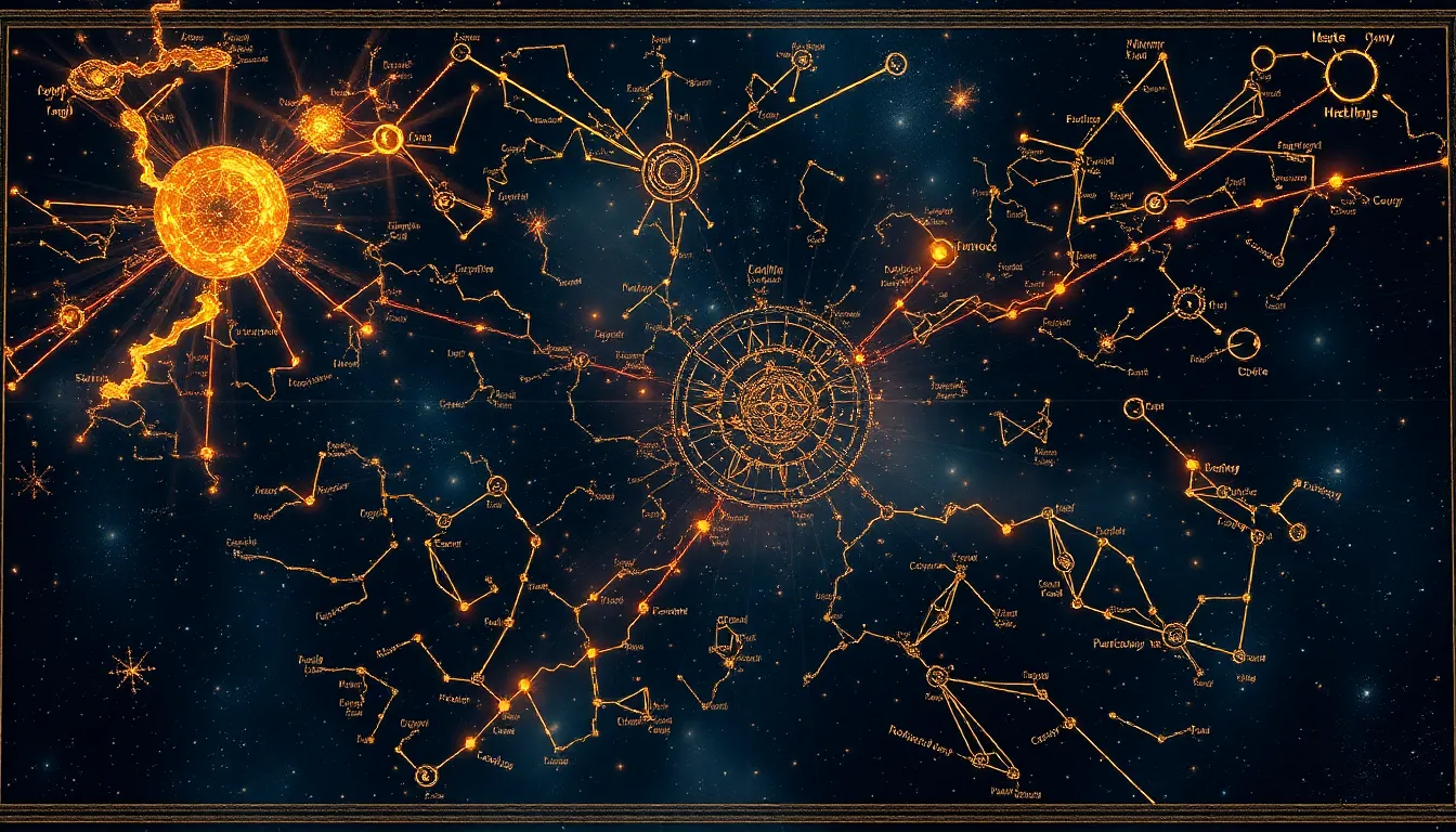 The Mythical Map of the Heavens: Constellation Stories Revealed