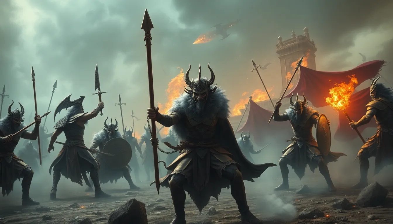 Warriors of Legend: Mythological Battles That Changed the Course of History!