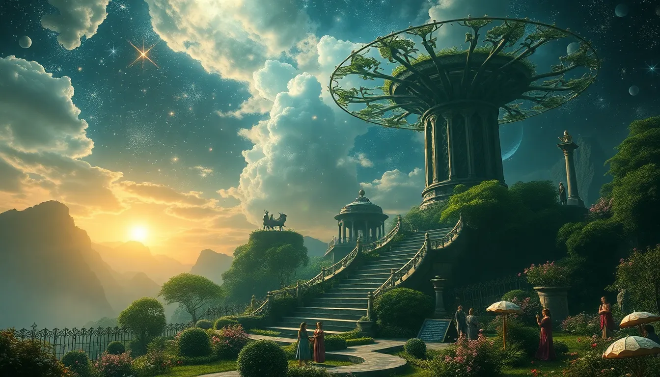 The Myth of the Celestial Garden: Legends of Cosmic Beauty