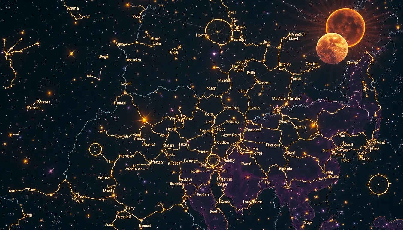 The Mythical Map of the Stars: Unraveling Constellation Legends