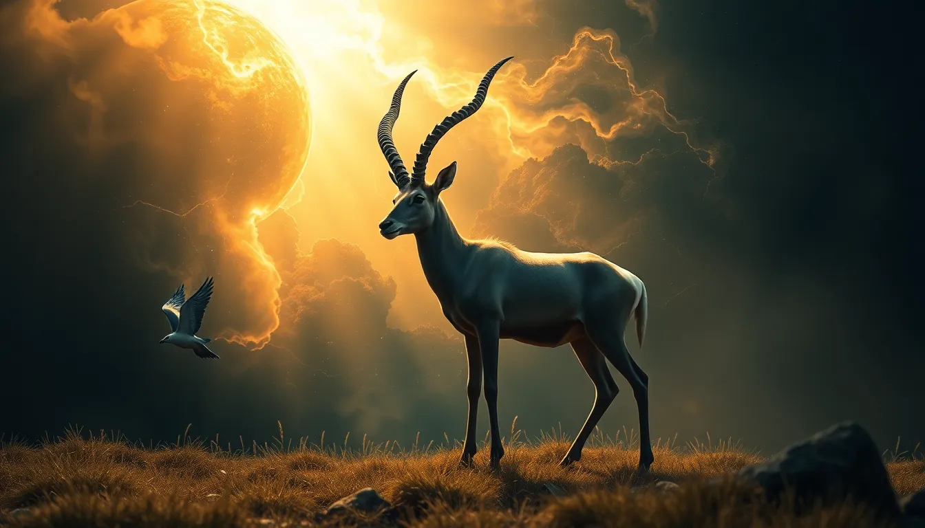 The Sacred Antelope: Grace and Spirit in Mythology