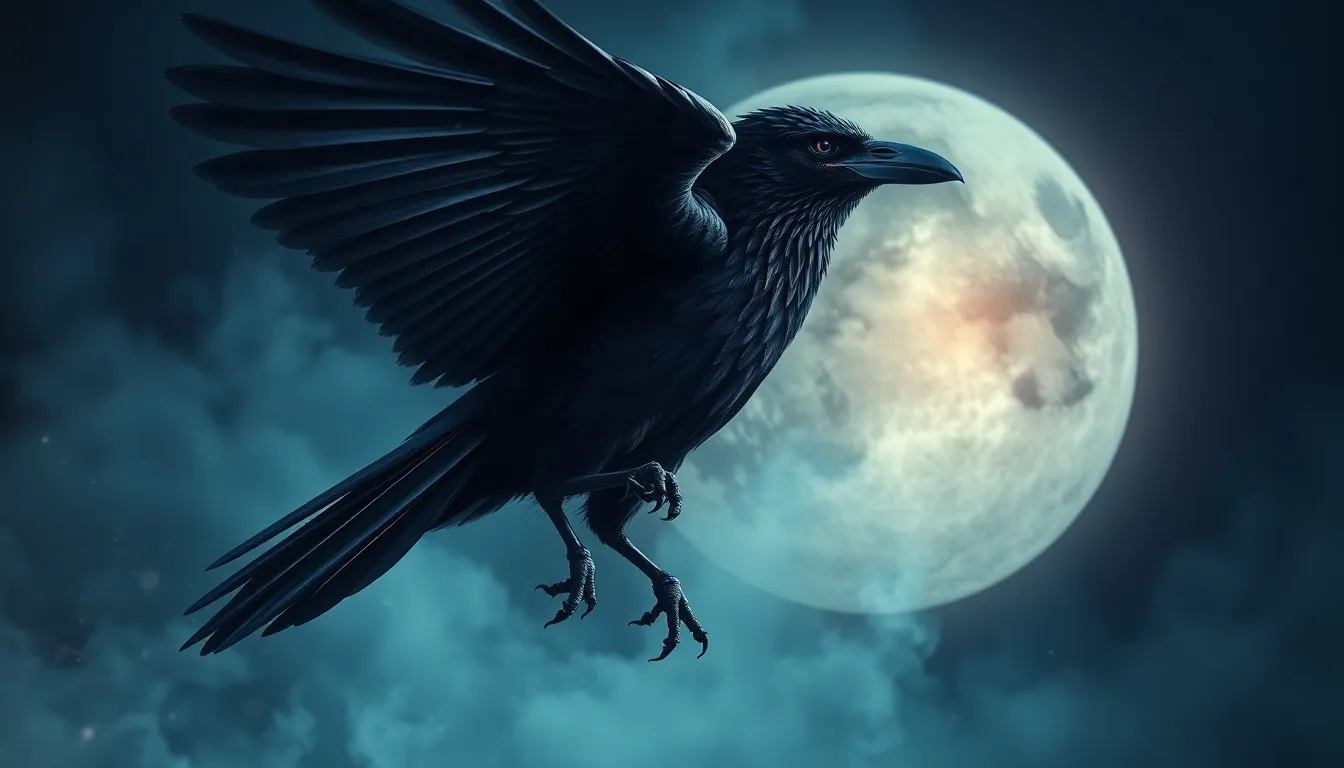 The Sacred Raven: Trickster or Messenger in Mythology?