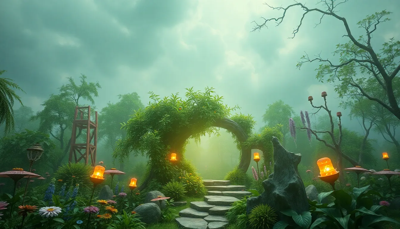 The Secrets of the Enchanted Garden: A Magical Artifact of Nature