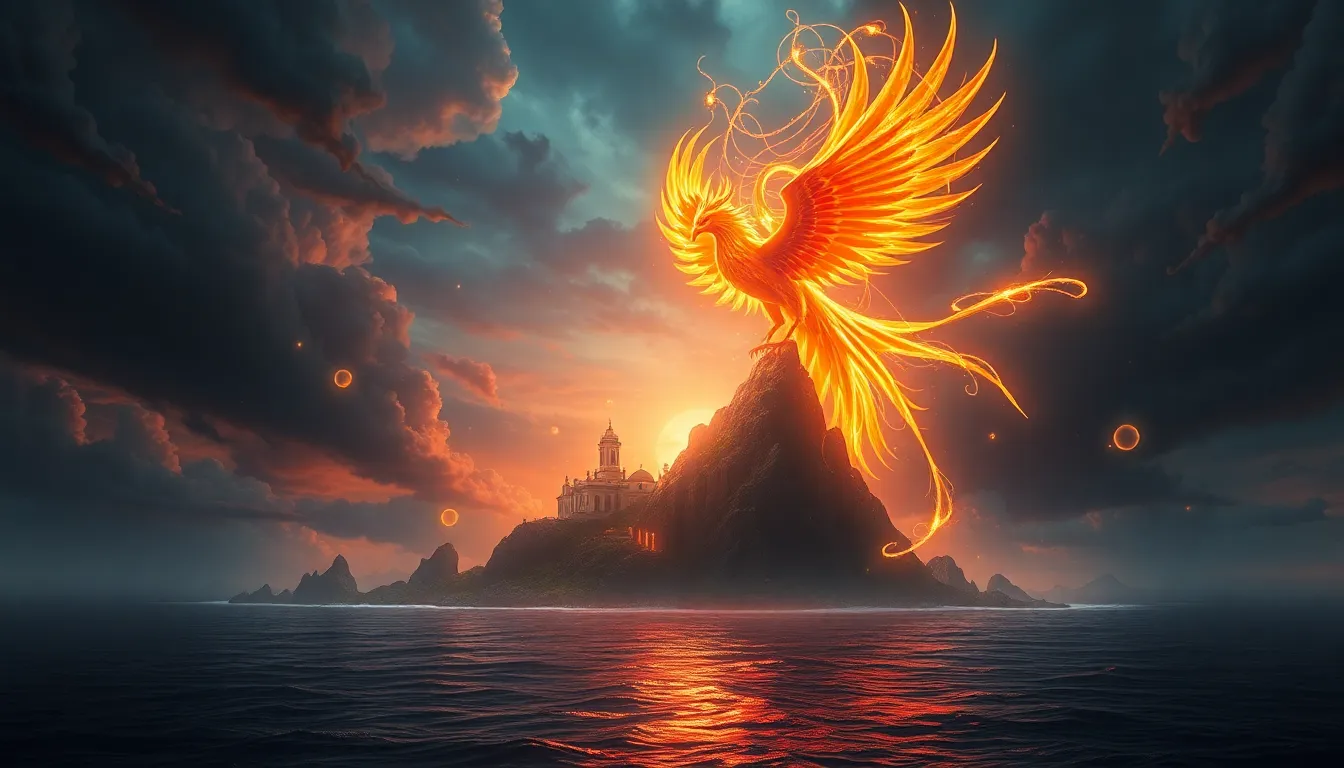 The Legendary Island of the Phoenix: Myths of Rebirth