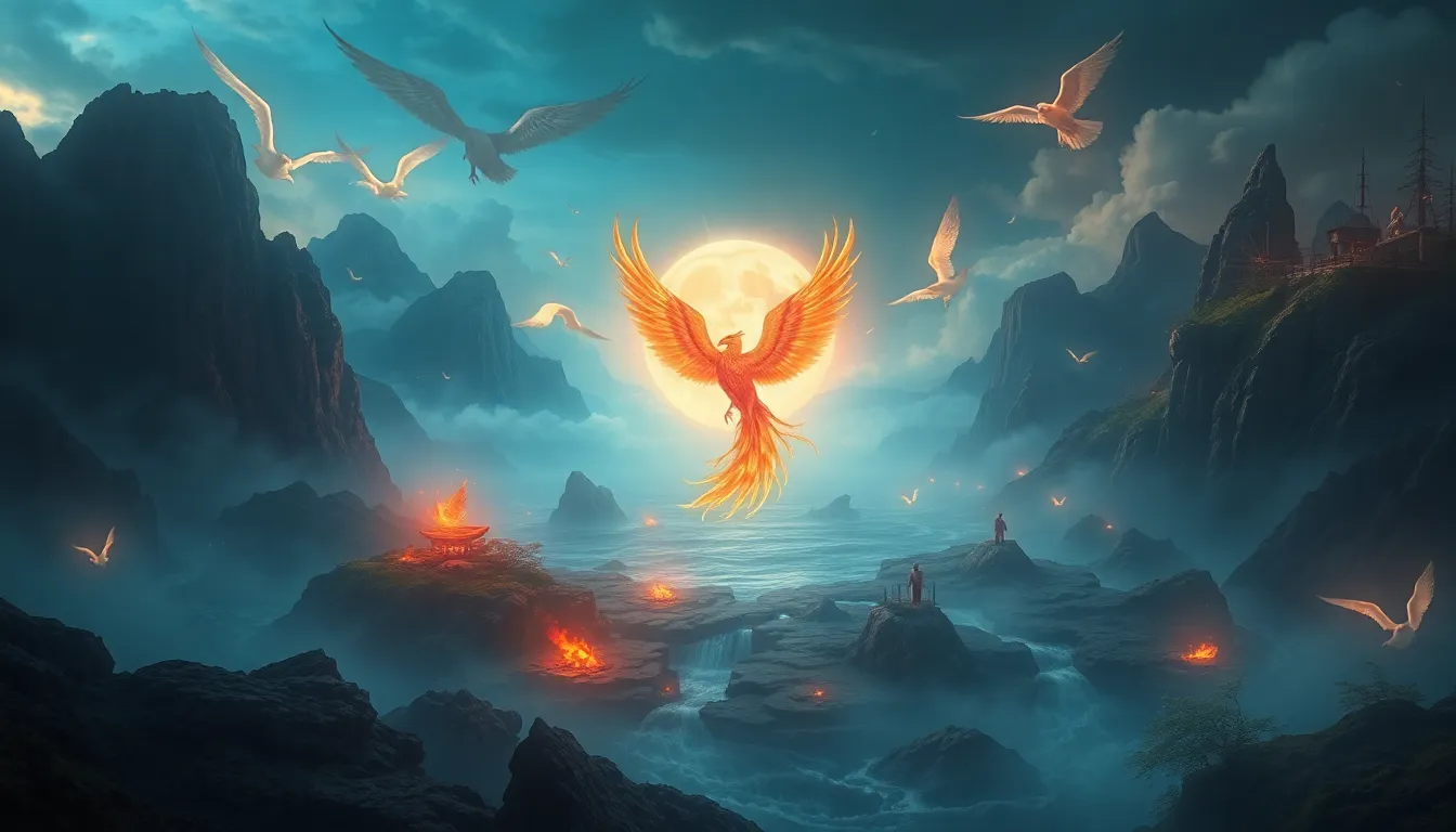 The Legendary Island of the Phoenix: Myths of Rebirth